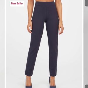SPANX Perfect Pant, Slim Straight, Navy, L Petite
